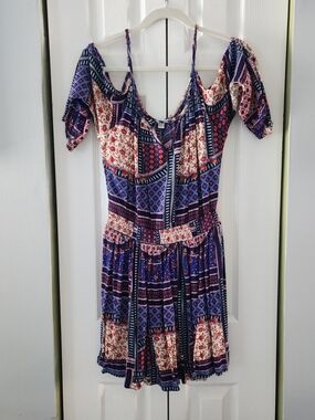 ae bella bow midi dress AE Bella Midi Dress Women's Brown S